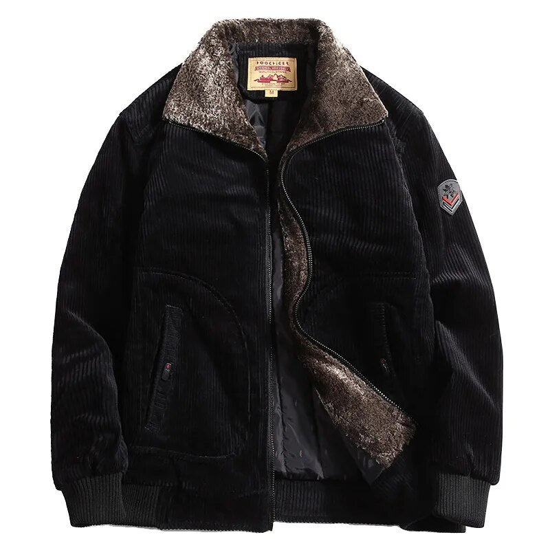 Wintertaugliche Herren-Samtjacke in Premiumqualität - Gabriel