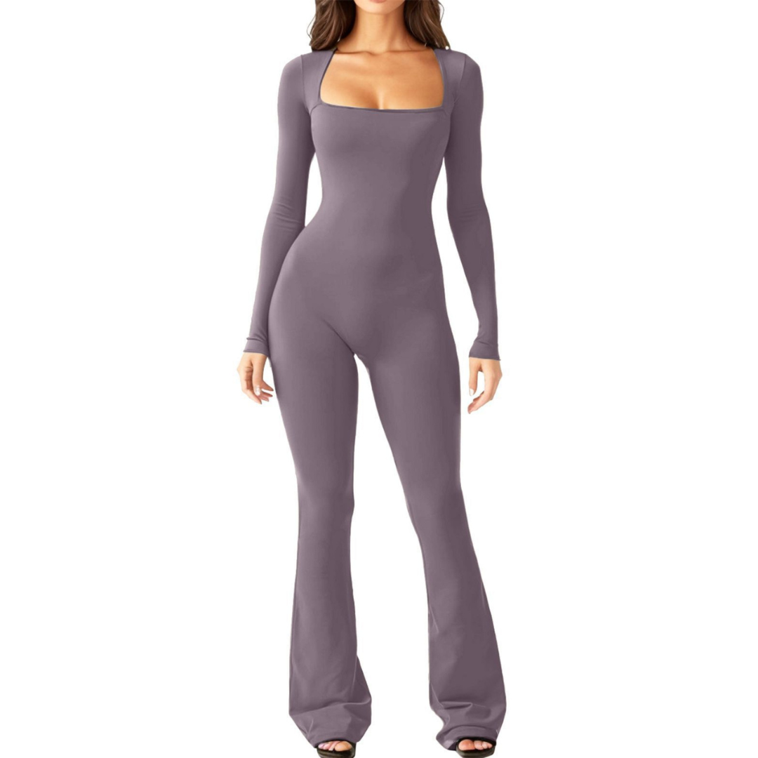 Combinaison Naria pour femme, coupe ajustée évasée