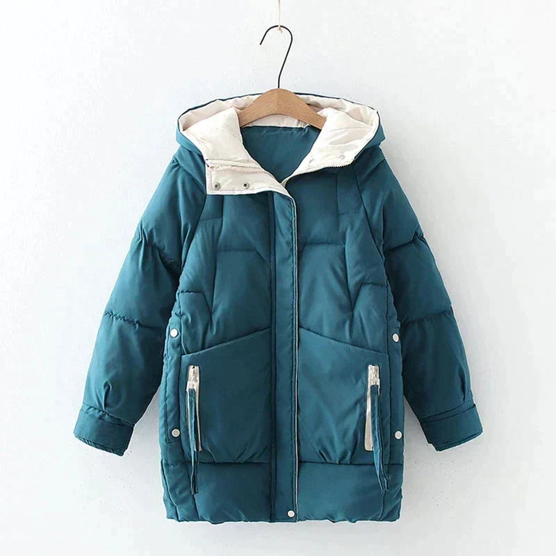 Berg-Feldt | Kapuzen Lockere Baumwolljacke