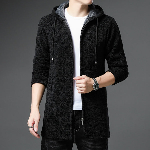 Berg-Feldt | Reißverschlussjacke mit Kapuze Weiche Strickware Modern und Bequem