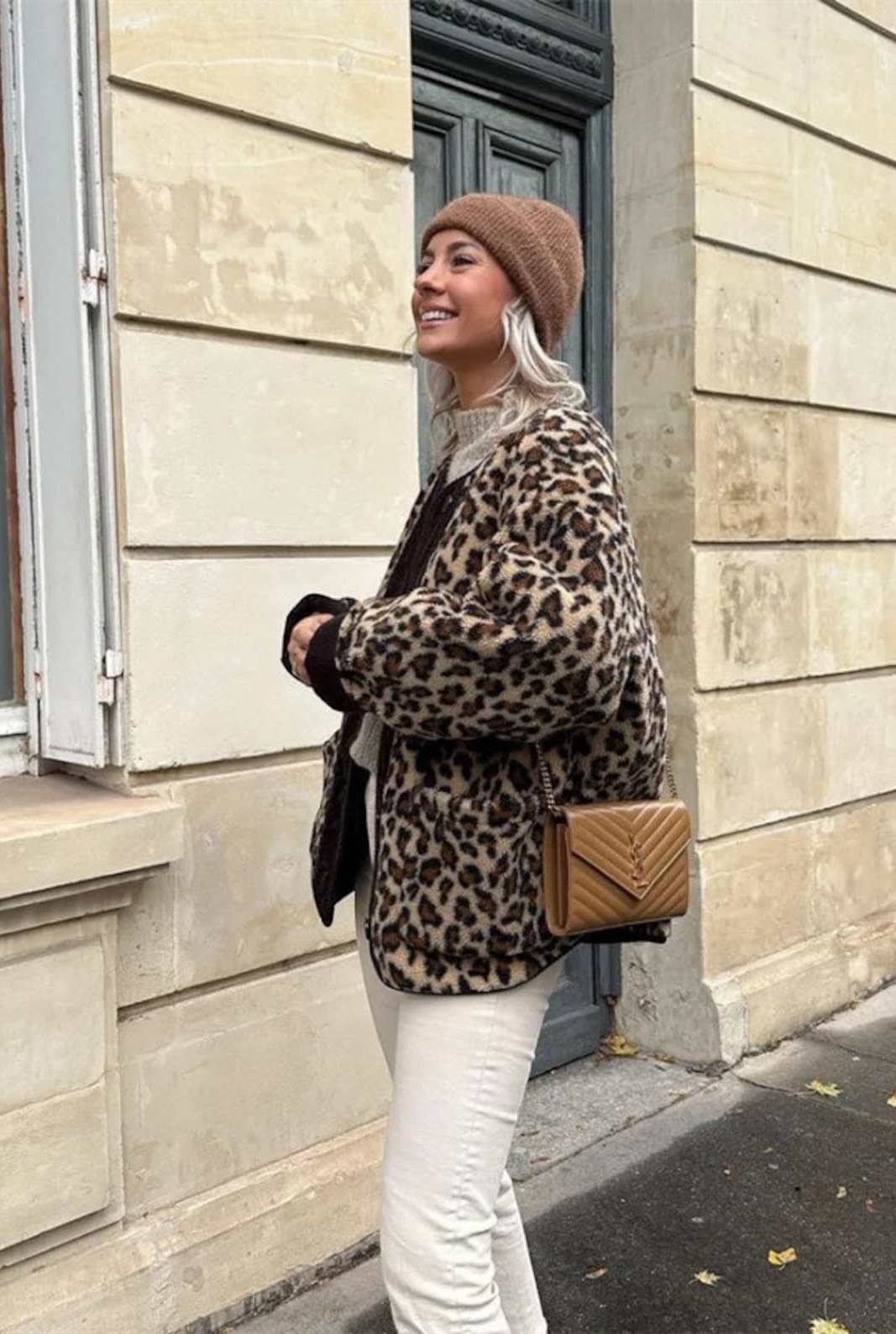 Berg-Feldt | Lässiger Cardigan Tierdruck Bequem und Stilvoll