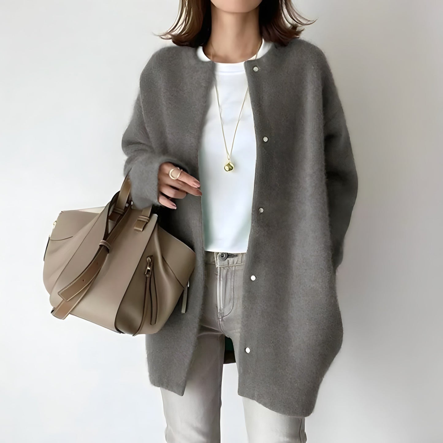 Berg-Feldt | Strickjacke mit Knopfleiste