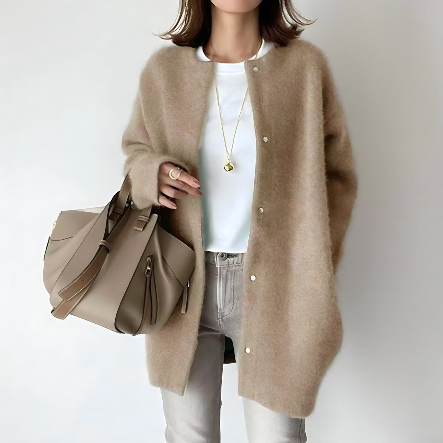 Berg-Feldt | Strickjacke mit Knopfleiste