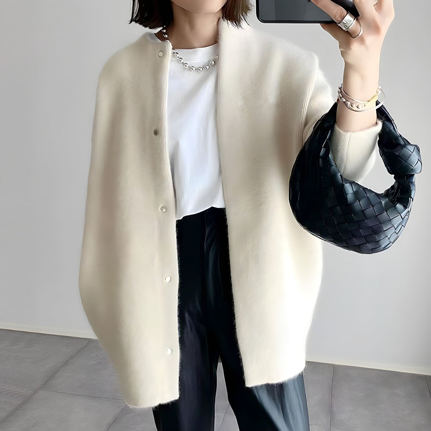 Berg-Feldt | Strickjacke mit Knopfleiste