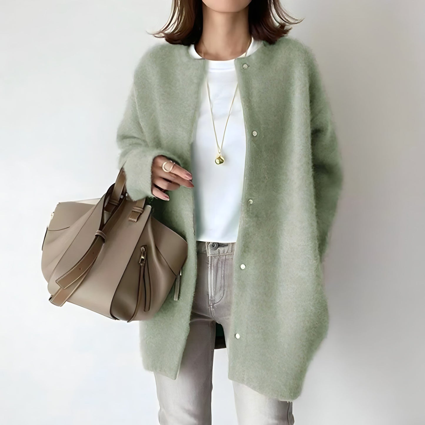 Berg-Feldt | Strickjacke mit Knopfleiste