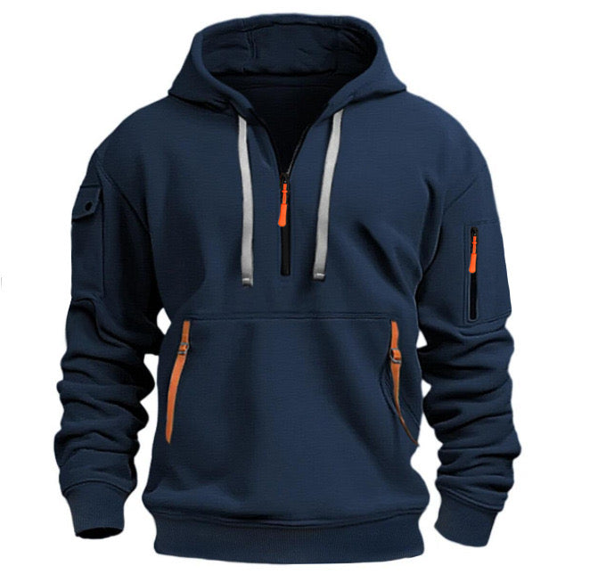 Berg-Feldt | Herren Sweatshirt mit Kapuze und Taschen