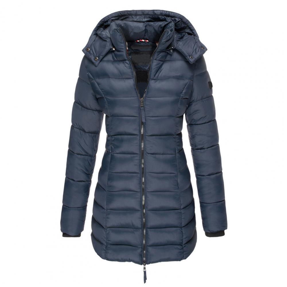 Berg-Feldt | Veste d'hiver chaude slimfit à capuche Veste d'hiver femme coupe regular Belle Couture Chaleur essentielle
