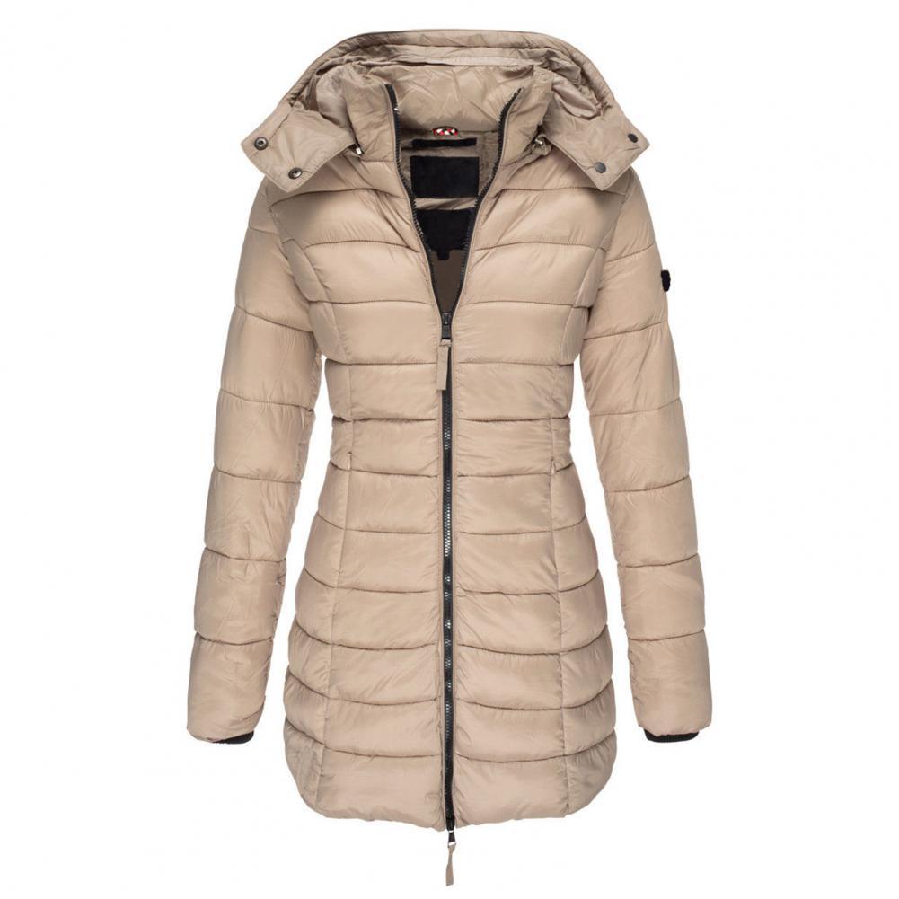 Berg-Feldt | Veste d'hiver chaude slimfit à capuche Veste d'hiver femme coupe regular Belle Couture Chaleur essentielle