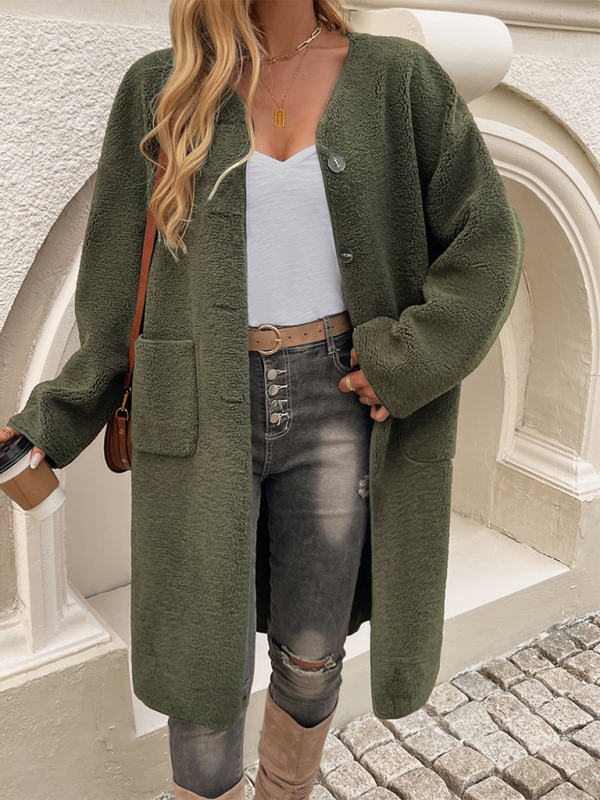 Berg-Feldt | Fleece Damenjacke mit Knopfschluss – Elara