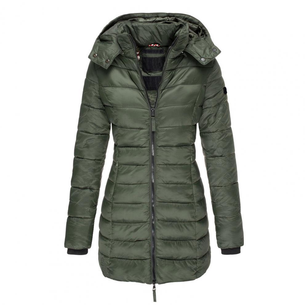 Berg-Feldt | Veste d'hiver chaude slimfit à capuche Veste d'hiver femme coupe regular Belle Couture Chaleur essentielle