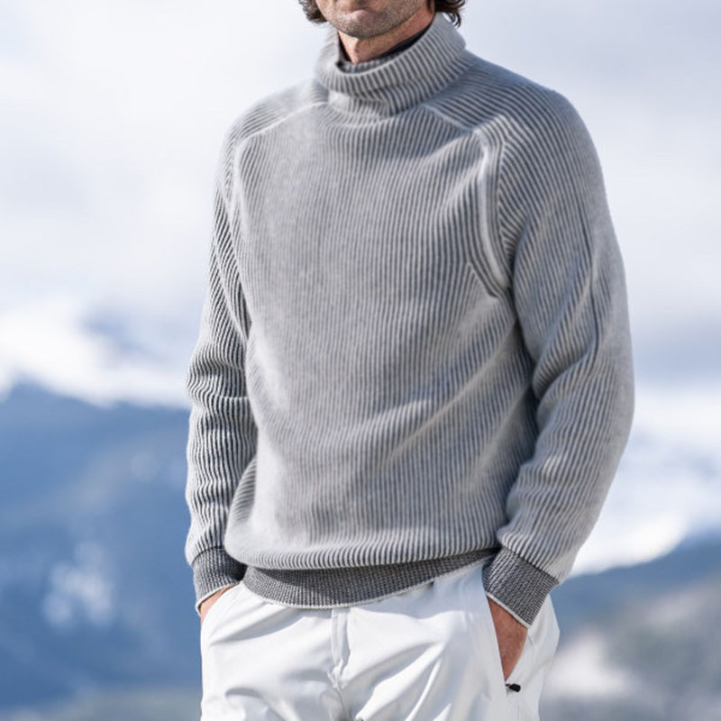 Pull en cachemire pour homme (Idris)
