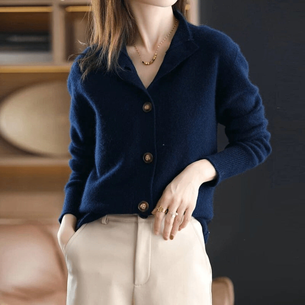 Berg-Feldt | Cardigan - Cardigan doux à boutons pour femme