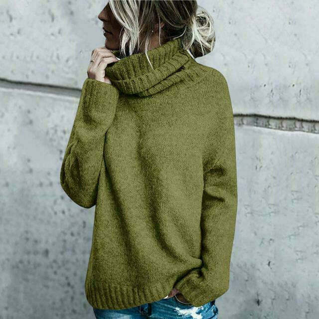 Berg-Feldt | Übergroßer Rollkragenpullover Für Damen Herrlich Warm & Lässig