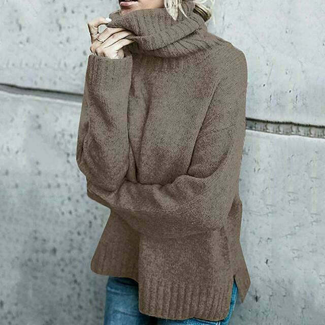 Berg-Feldt | Übergroßer Rollkragenpullover Für Damen Herrlich Warm & Lässig