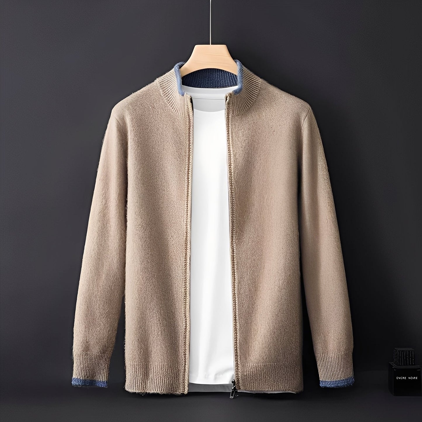 Berg-Feldt | Lässiger Cardigan mit Reißverschluss für Herren