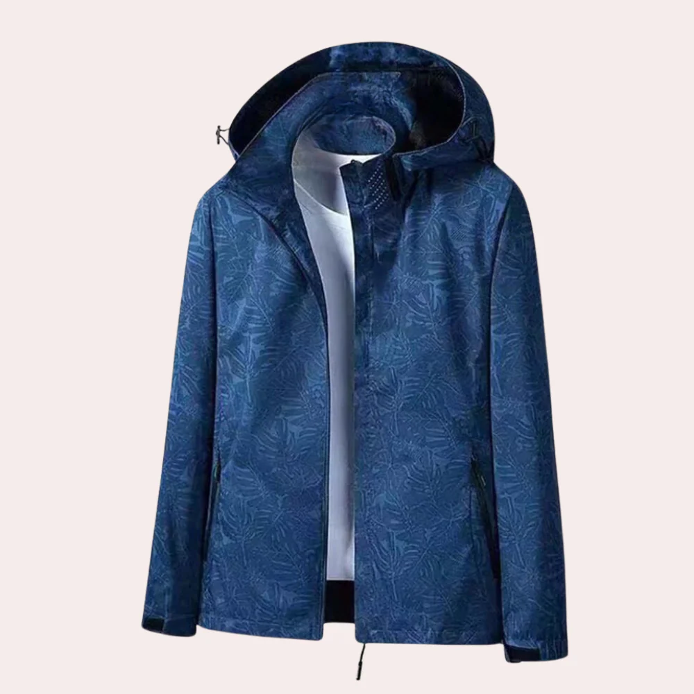 Berg-Feldt | Jacke - Leichtgewicht Gerade Passform - Abnehmbare Kapuze - Reißverschluss Taschen