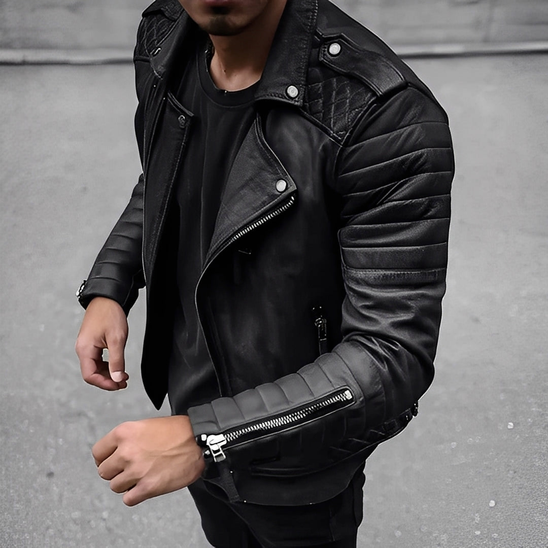 Berg-Feldt | Retro Lederjacke für Herren im stilvollen Design