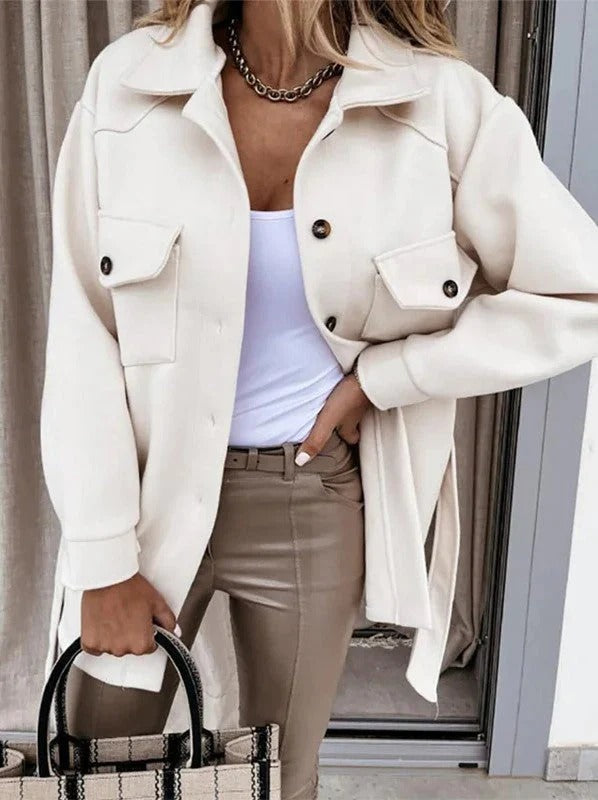 Berg-Feldt | Veste coupe-vent - Coupe grande taille - Longueur hanches - Fermeture boutonnée - Style décontracté