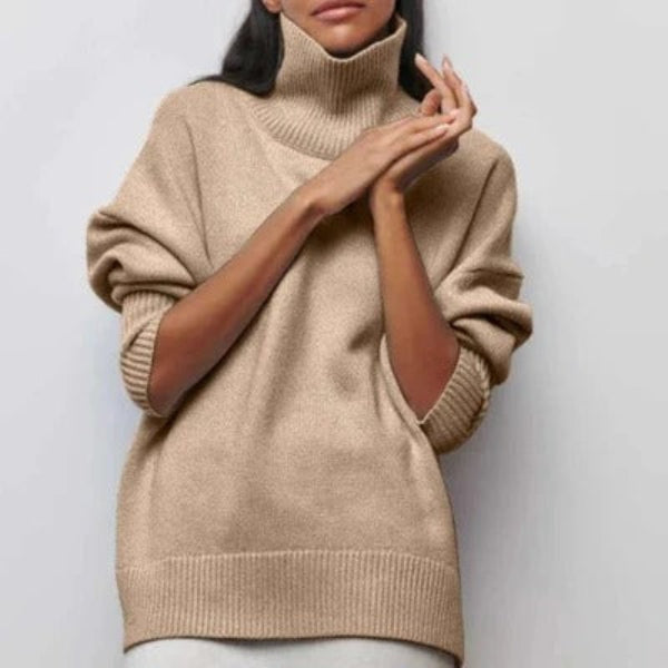 Berg-Feldt | Rollkragenpullover mit Geripptem Saum und Komfortpassform