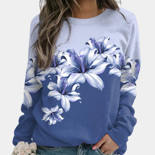 Berg-Feldt | Lässiges Sweatshirt mit Langen Ärmeln