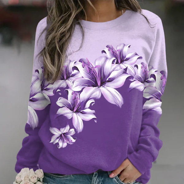 Berg-Feldt | Lässiges Sweatshirt mit Langen Ärmeln