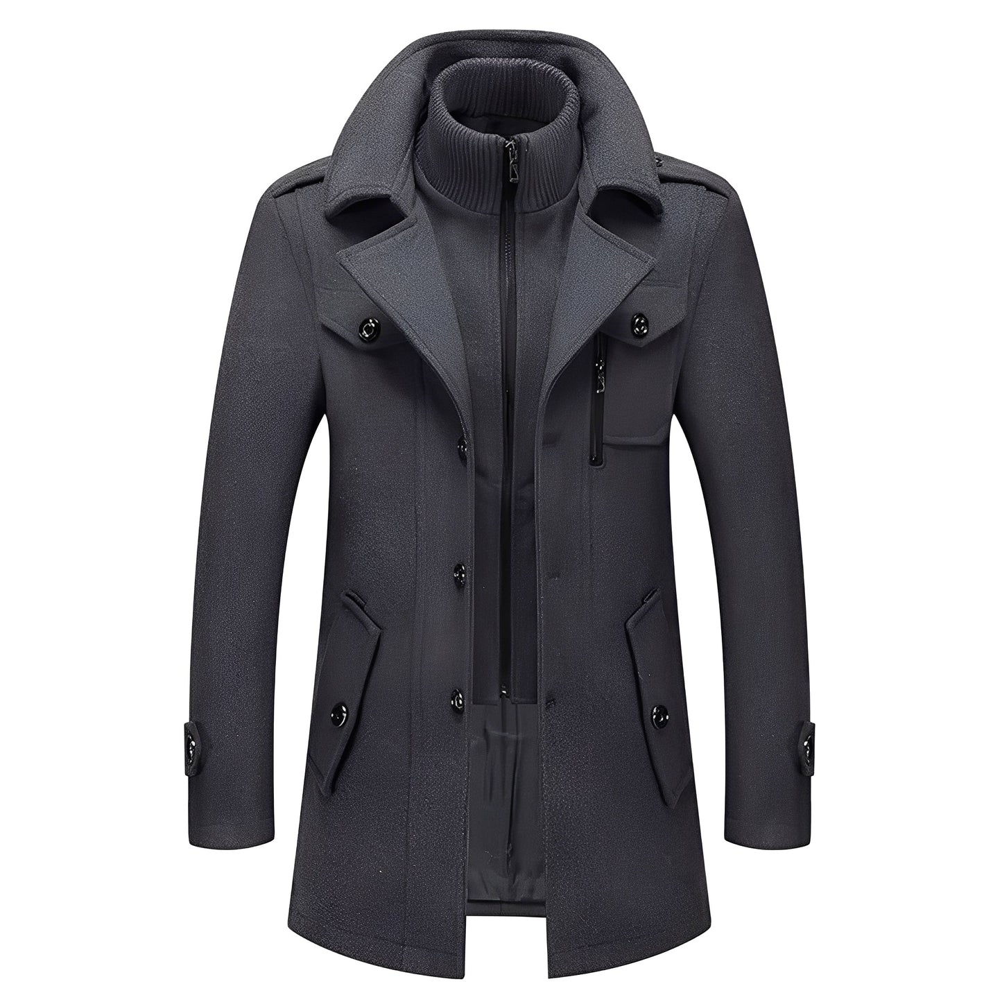Berg-Feldt | Eleganter langer Trenchcoat für Herren