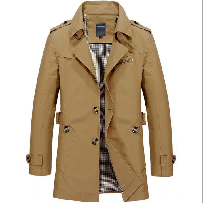 Berg-Feldt | Trench-coat imperméable double boutonnage pour homme - Miles