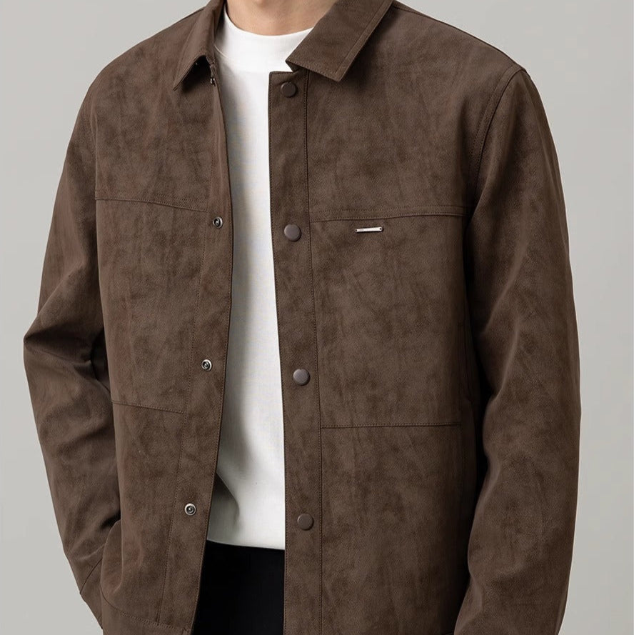 Berg-Feldt | Herrenjacke mit Wildleder-Effekt