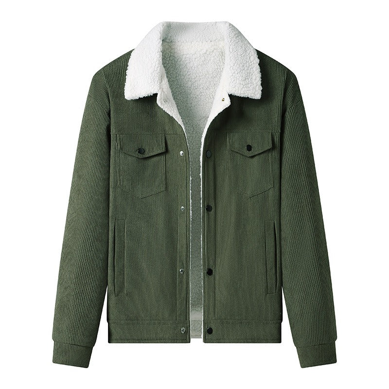 Berg-Feldt | Veste en velours côtelé doublée polaire, style décontracté - Alain