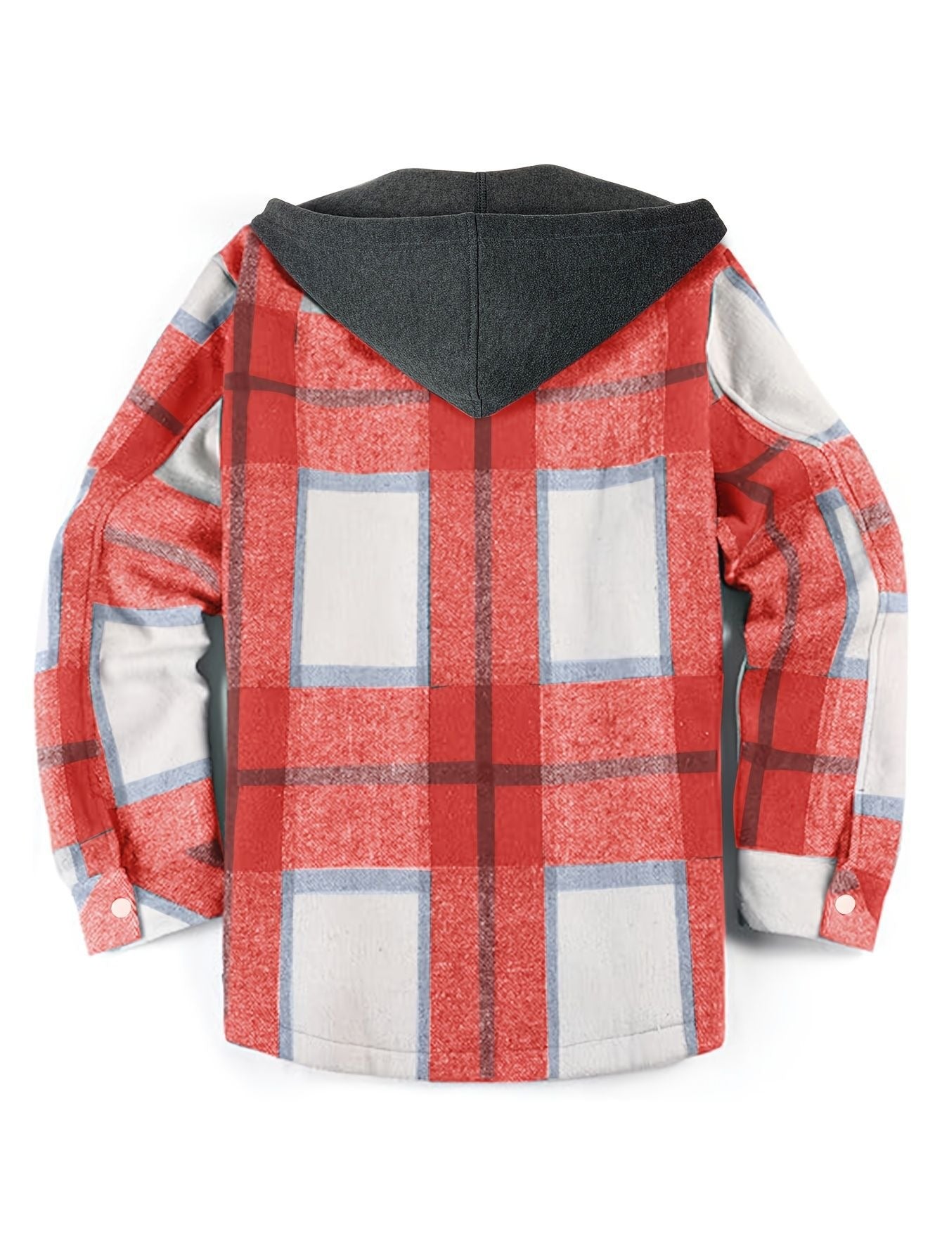 Berg-Feldt | Karierter Herrenjacke mit Kapuze