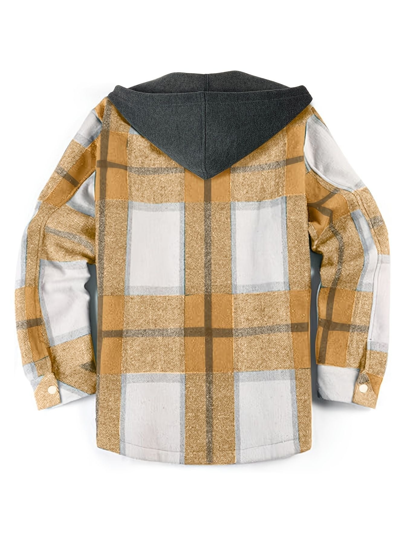 Berg-Feldt | Karierter Herrenjacke mit Kapuze