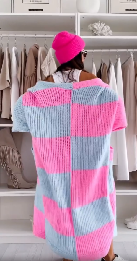 Berg-Feldt | Cardigan écossais multicolore pour l'automne et l'hiver