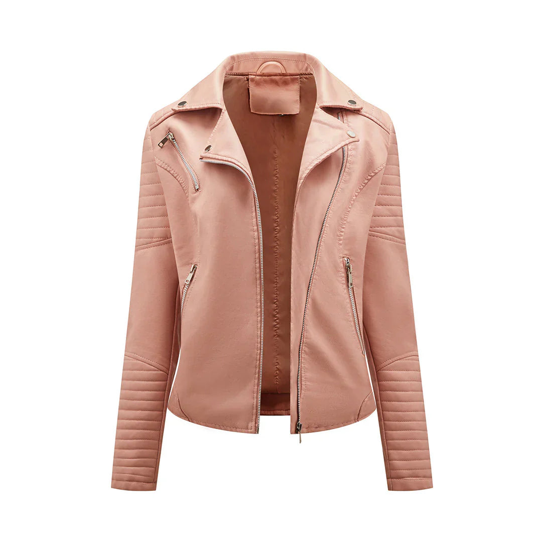 Veste en cuir de qualité supérieure Norie