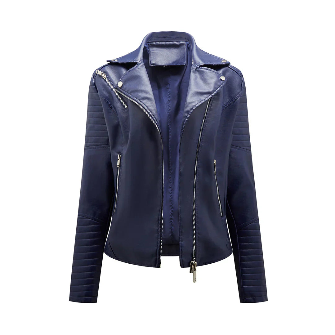 Veste en cuir de qualité supérieure Norie