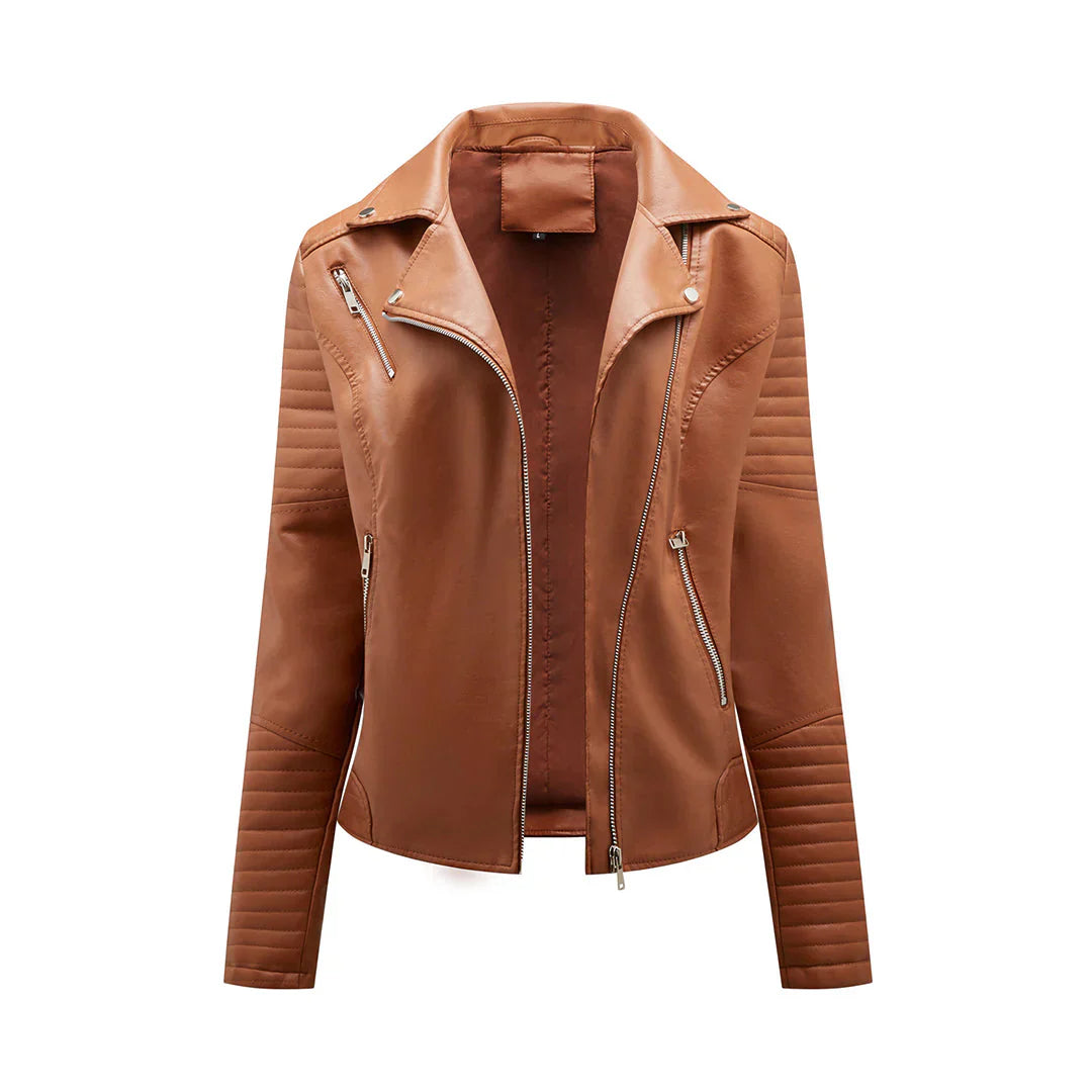 Veste en cuir de qualité supérieure Norie