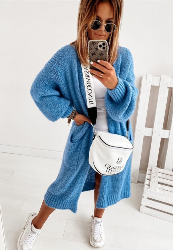 Berg-Feldt | langer Cardigan mit Taschen