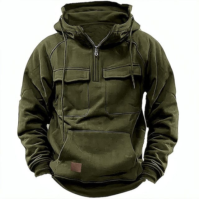 Veste à capuche pour hommes avec poche, modèle cool