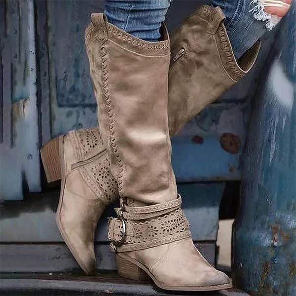 Berg-Feldt | Bottes western à talon bottier et boucle décorative