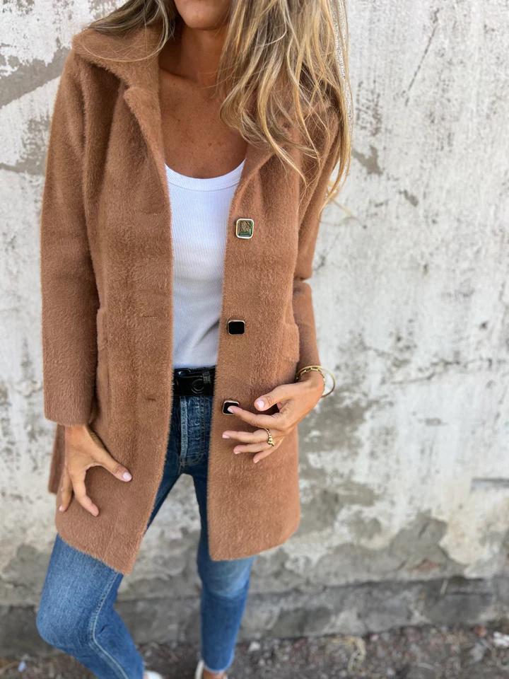 Berg-Feldt | Veste en Laine Douce Élégance Intemporelle Coupe Confortable