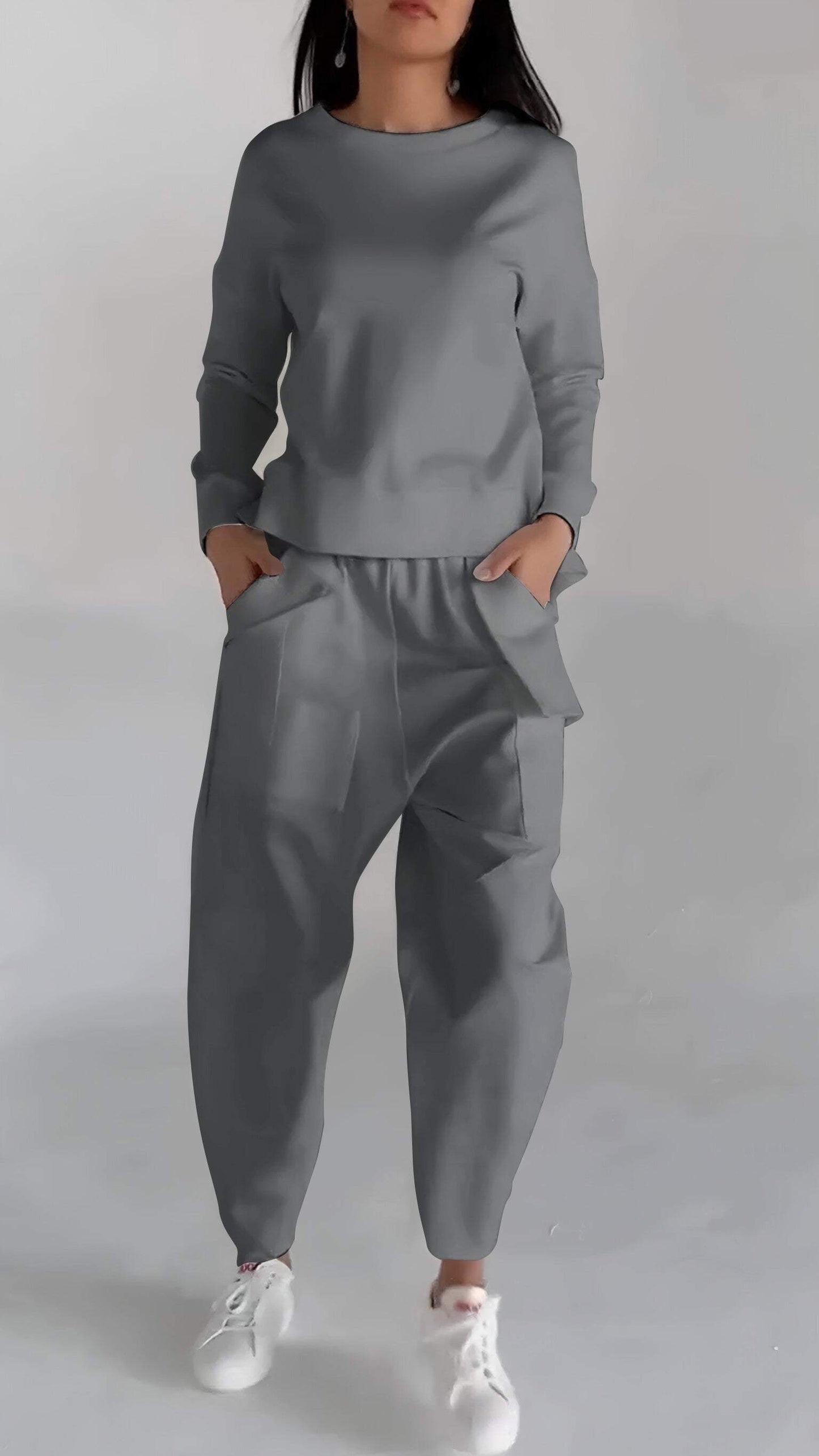 Berg-Feldt | Funktionales Damensatz mit Leichtem Pullover Look