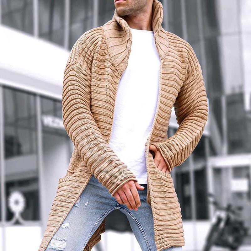 Berg-Feldt | Strickjacke mit Stehkragen