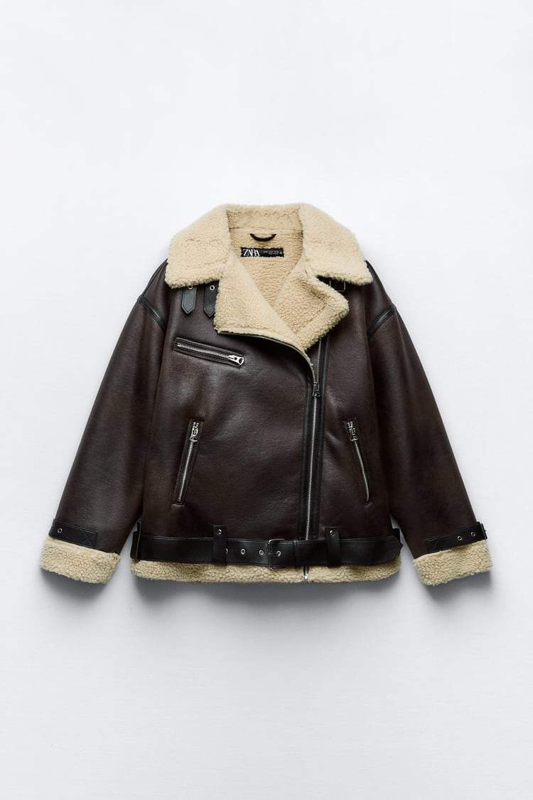 Berg-Feldt | Damenjacke Mit Revers Aus Kunstleder
