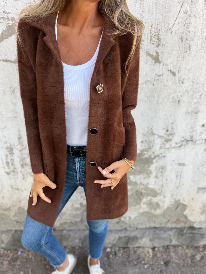 Berg-Feldt | Veste en Laine Douce Élégance Intemporelle Coupe Confortable
