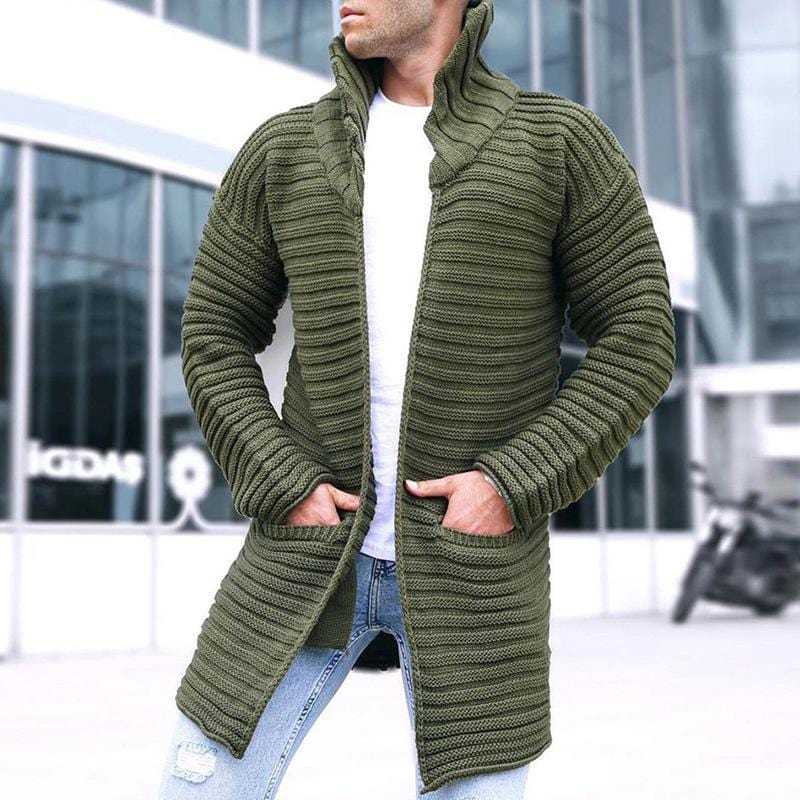 Berg-Feldt | Strickjacke mit Stehkragen