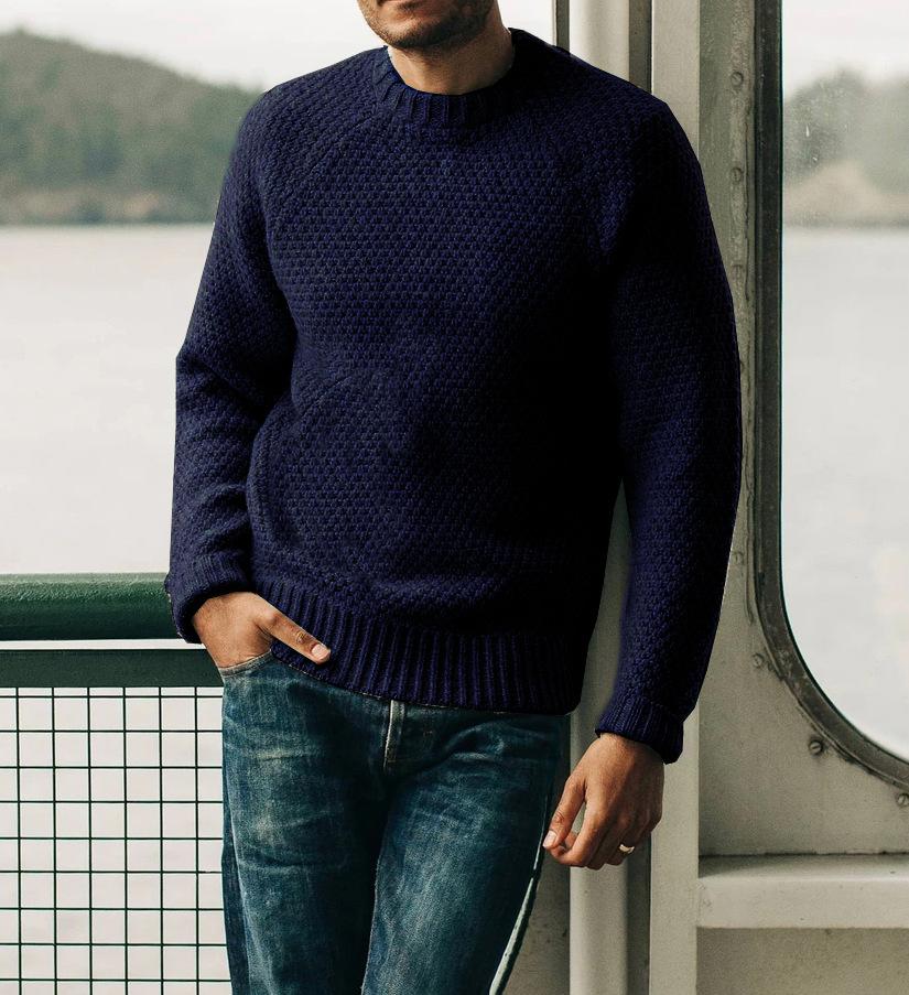 Berg-Feldt | Strukturstrickpullover Weich und Wärmedämmend Ideal für Den Alltag