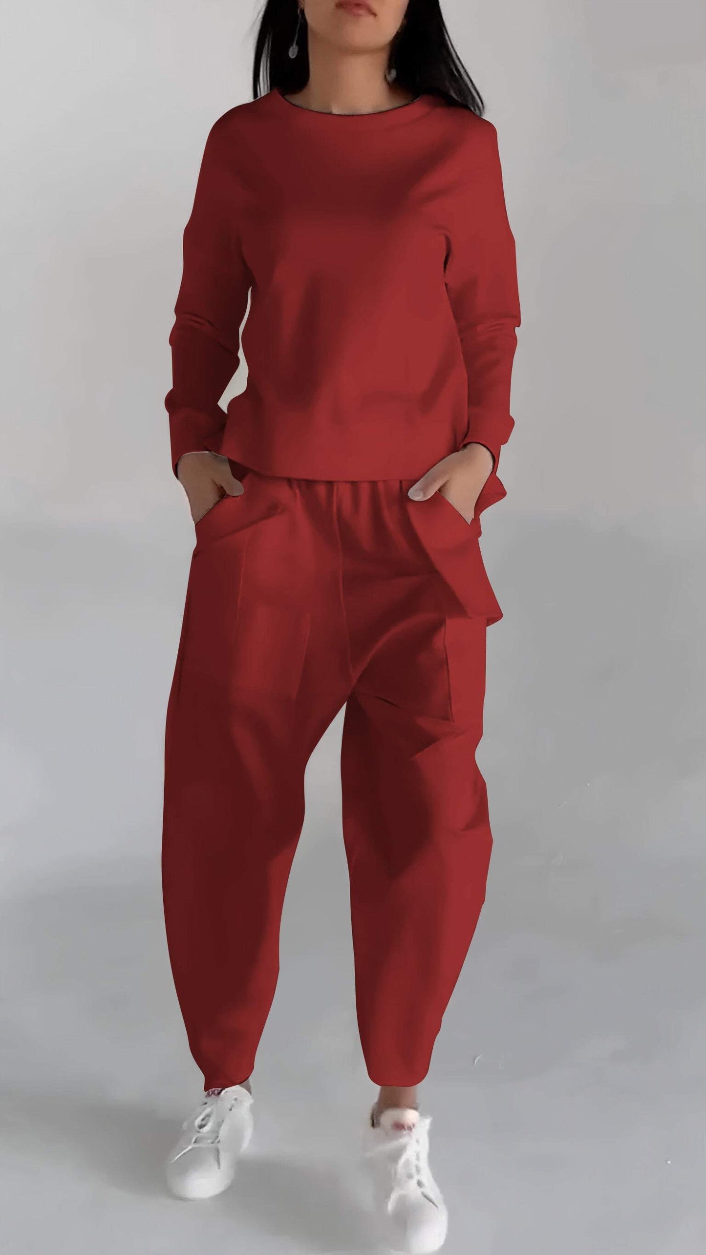 Berg-Feldt | Funktionales Damensatz mit Leichtem Pullover Look