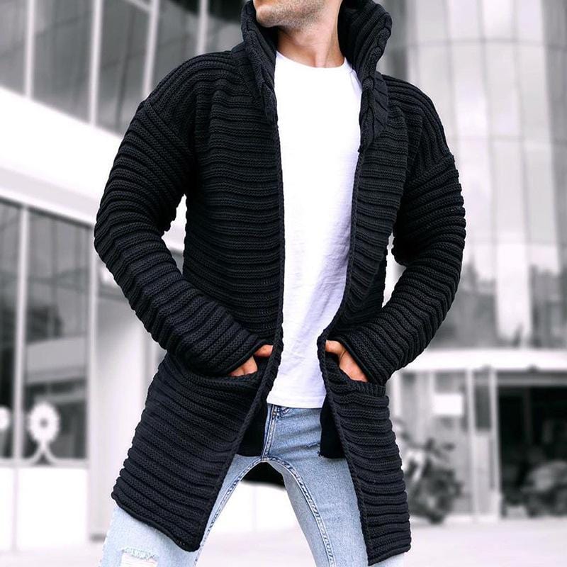 Berg-Feldt | Strickjacke mit Stehkragen