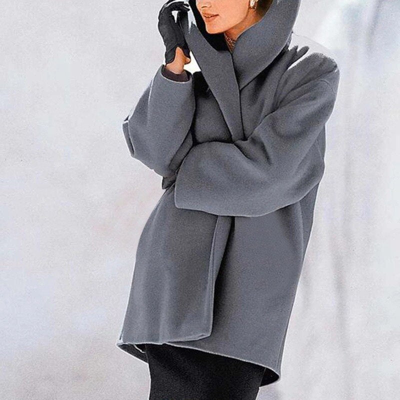 Berg-Feldt | Manteau en laine pour femme à col large