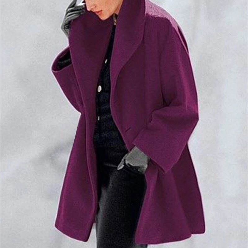 Berg-Feldt | Manteau en laine pour femme à col large