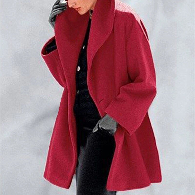 Berg-Feldt | Manteau en laine pour femme à col large